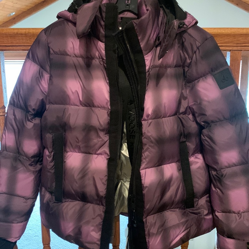 Violet Moose knuckles power puff